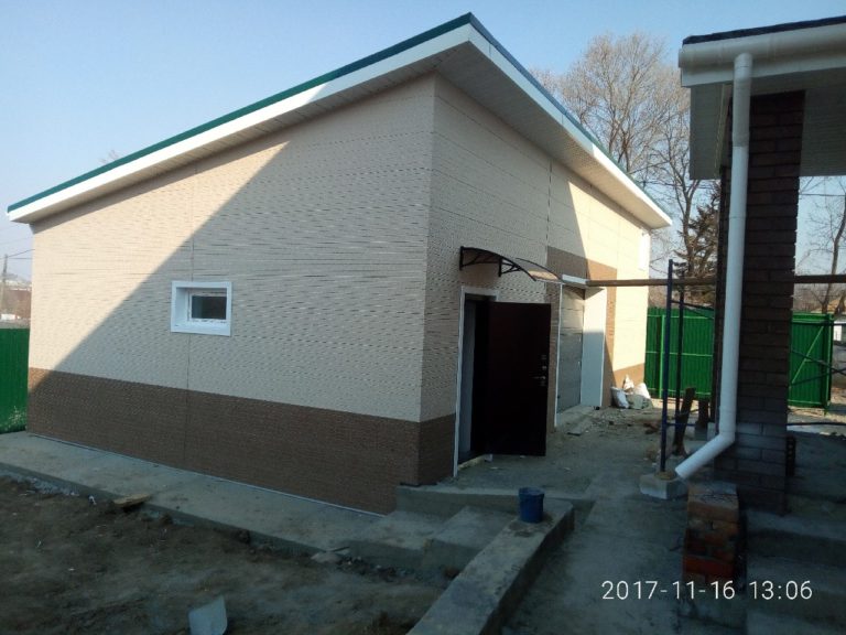 строительство дома с гаражом под ключ