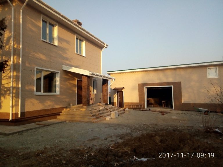 строительство дома с гаражом под ключ