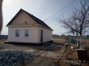 пристройка из газоблока в Приморском крае, строительство