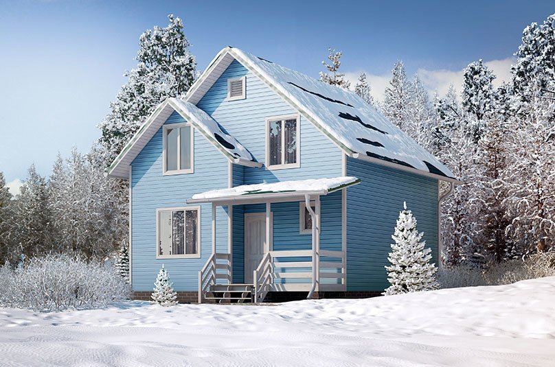 Можно ли жить в каркасном доме зимой